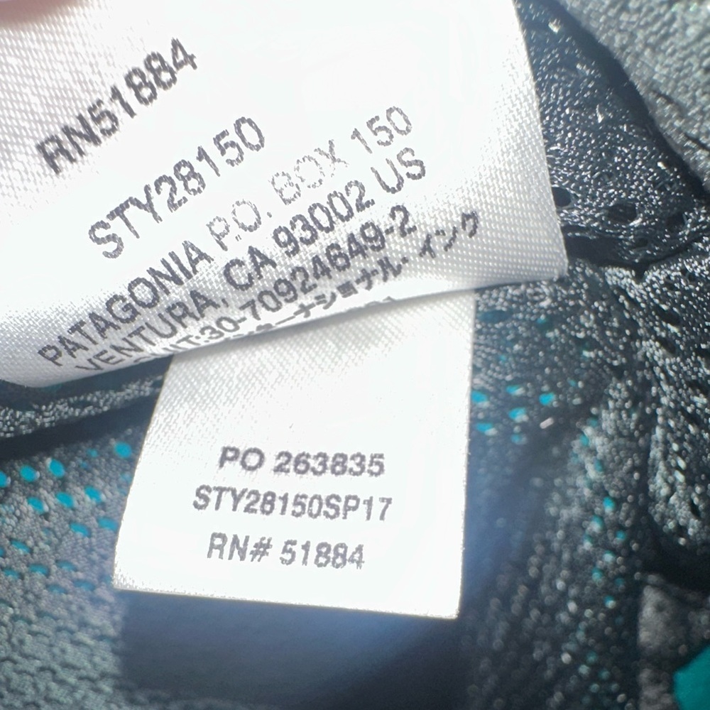 Patagonia Rare Teal “Baggies” Retro Look Windbreaker Jacket Large EUC! - Picture 13 of 13